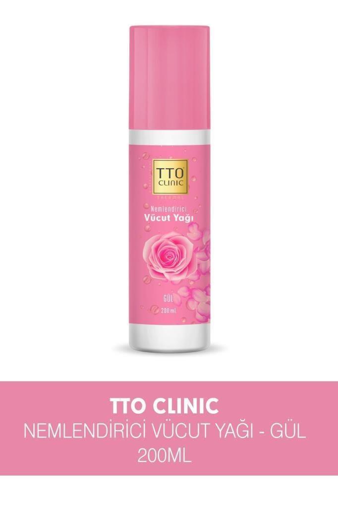 Tto Clınıc Nemlendirici Gül Kokulu Vücut Yağı 200ml