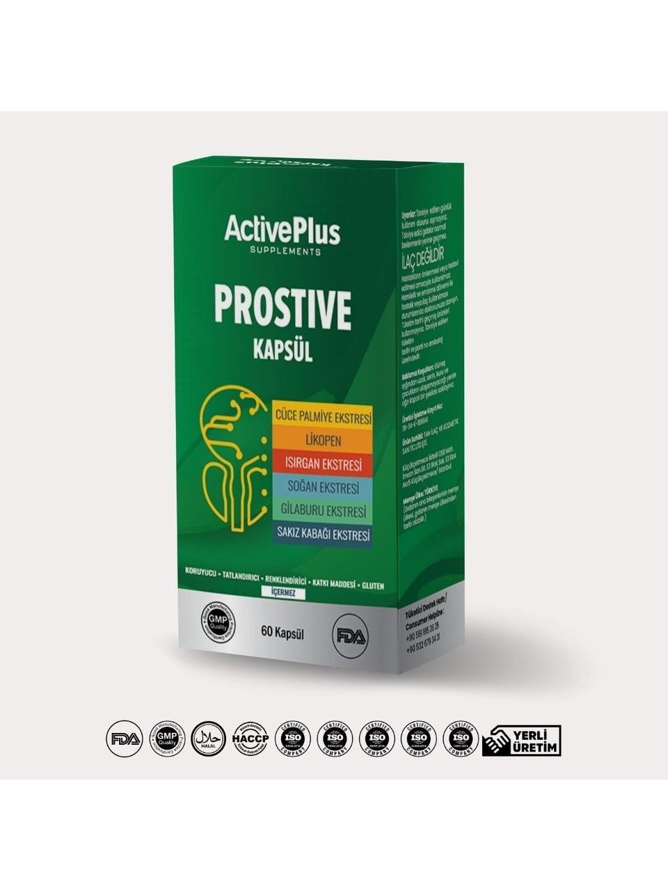 Active Plus Prostive 60 Kapsül-Active Plus