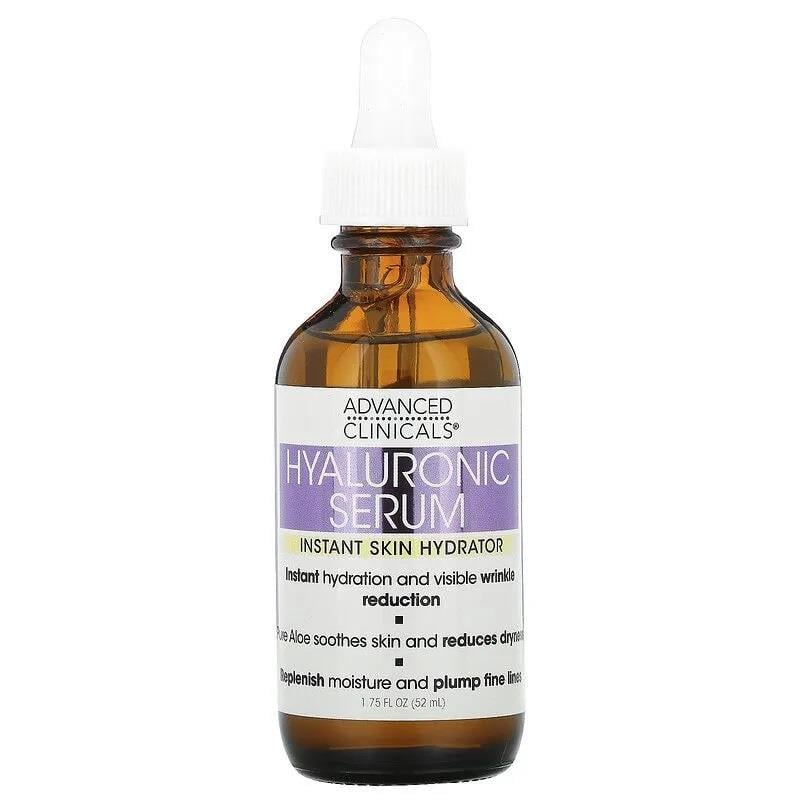Advanced Clinicals Hyaluronic Serum Instant Skin Hydrator 1,75 fl oz 52 ml-Advanced Clinicals