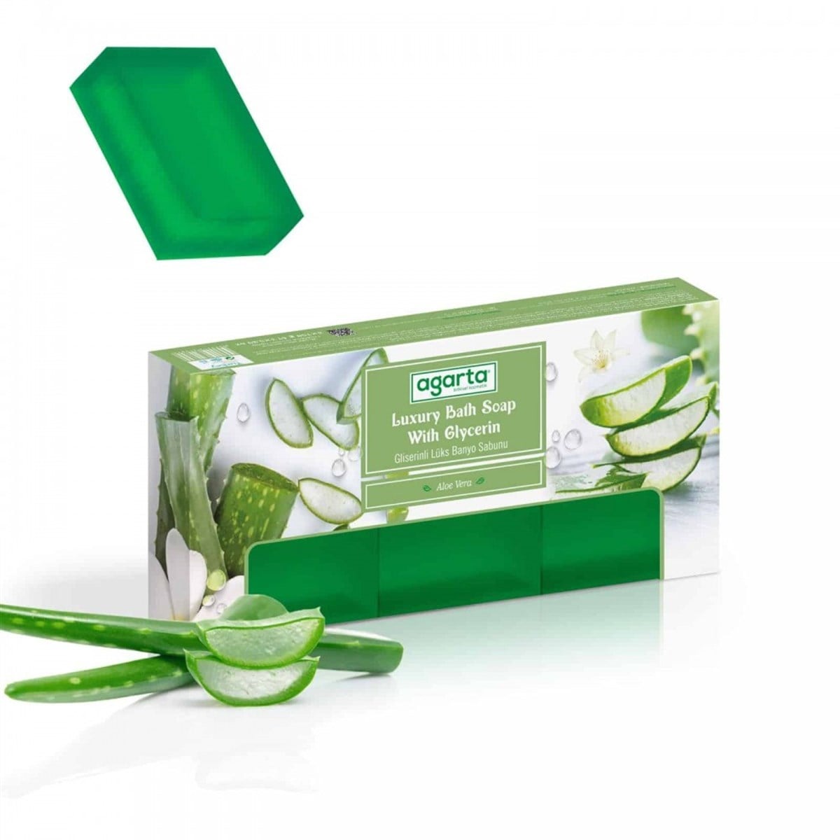 Agarta Doğal Banyo Sabunu Aloe Vera 150 gr