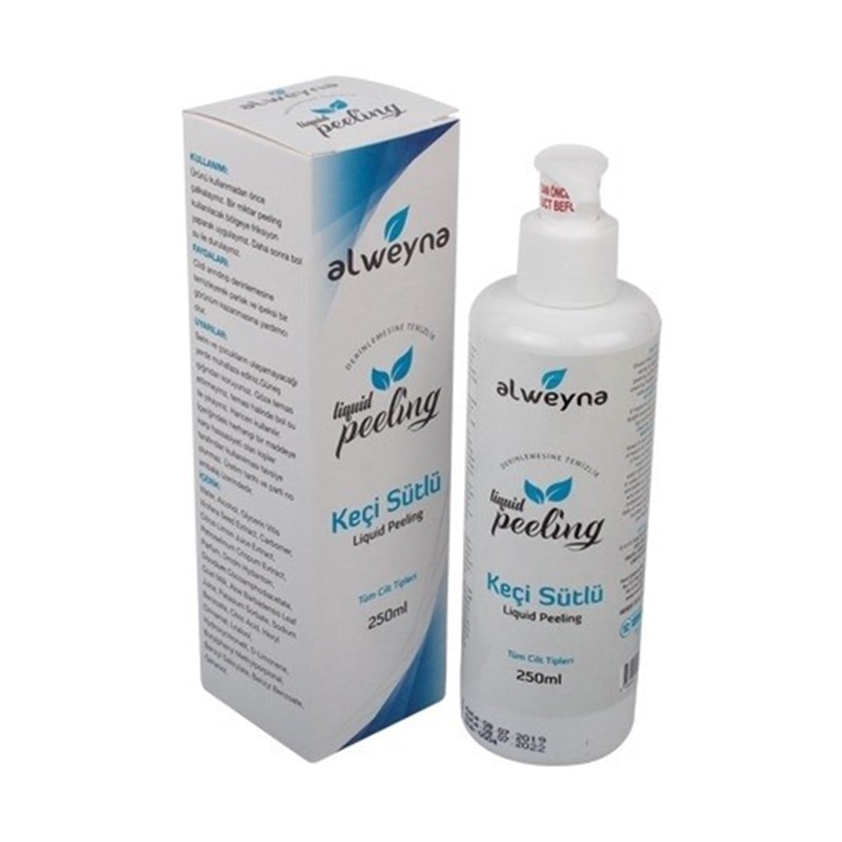 Alweyna Keçi Sütlü Likit Peeling 250 ml Tüm Ciltler İçin