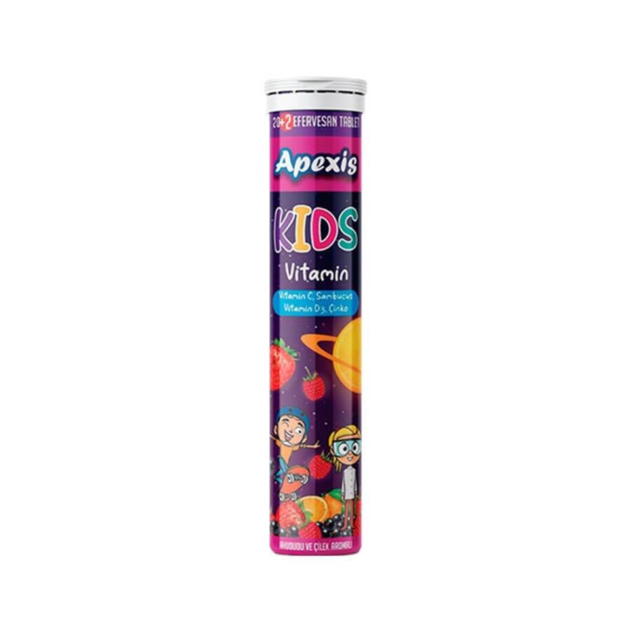 Apexis Kids Vitamin 22 Efervesan Tablet-Apexis