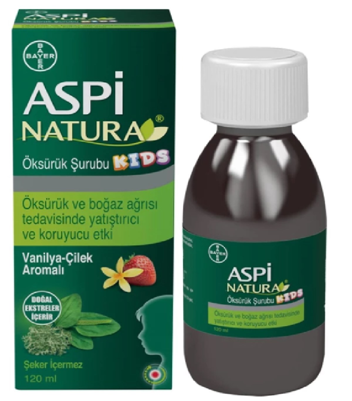 Aspi Natura Çocuk Öksürük Şurubu 120 ml