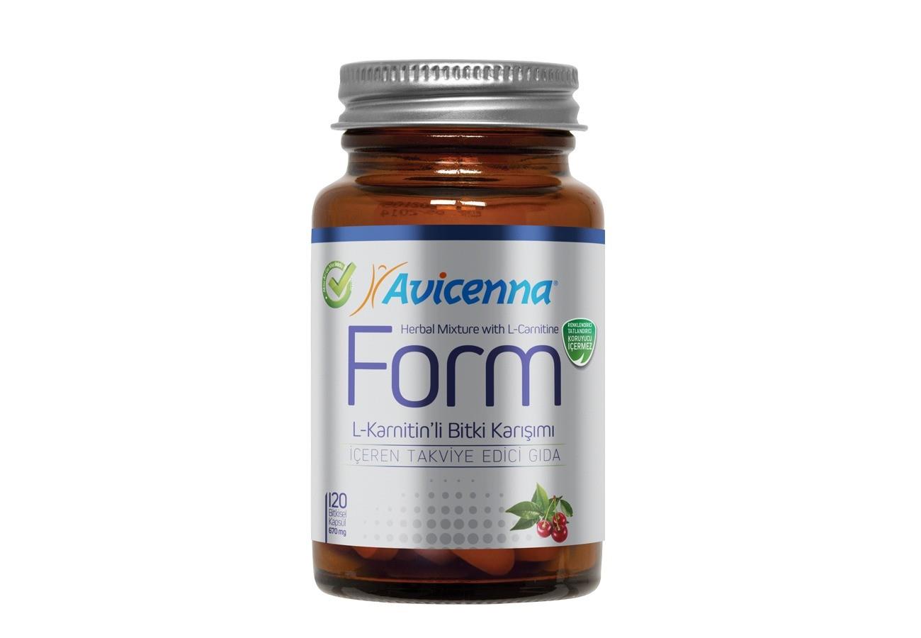 Avicenna Form Kayısılı L-Karnitinli Bitki Çayı 120 Kapsül-Avicenna