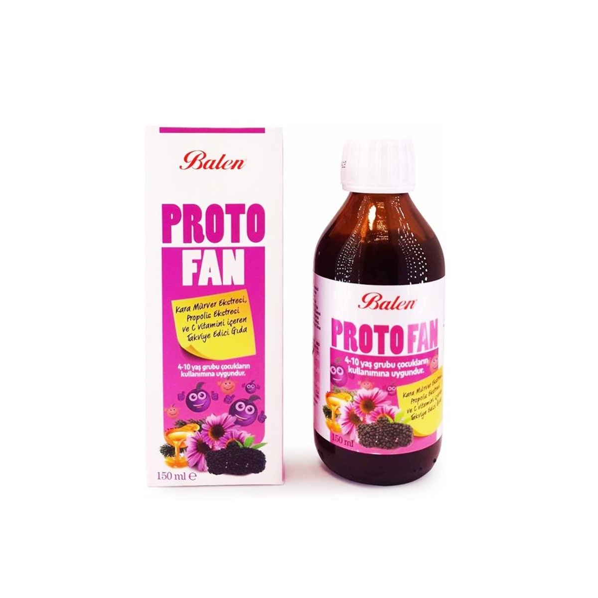 Balen Protofan Karamürver Propolis C Vitamini Şurup 150 ml