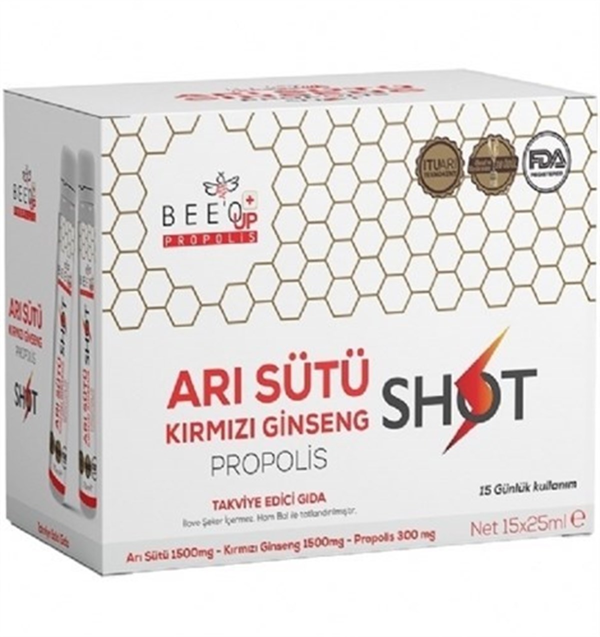 Beeo Up Arı Sütü Kırmızı Ginseng Shot