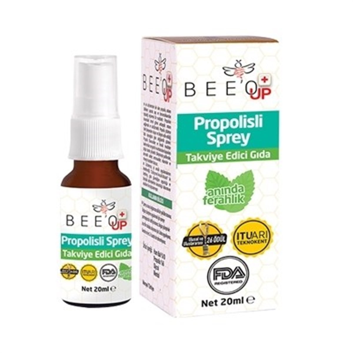 Beeo Up Propolisli Ballı Boğaz Spreyi 20 ml