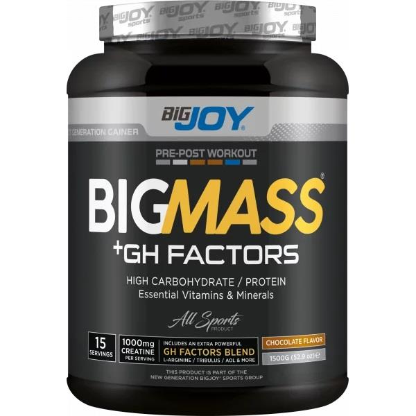 Bigjoy Sports Big Mass +Gh Factors 1500 gr - Çikolata-BiGJOY
