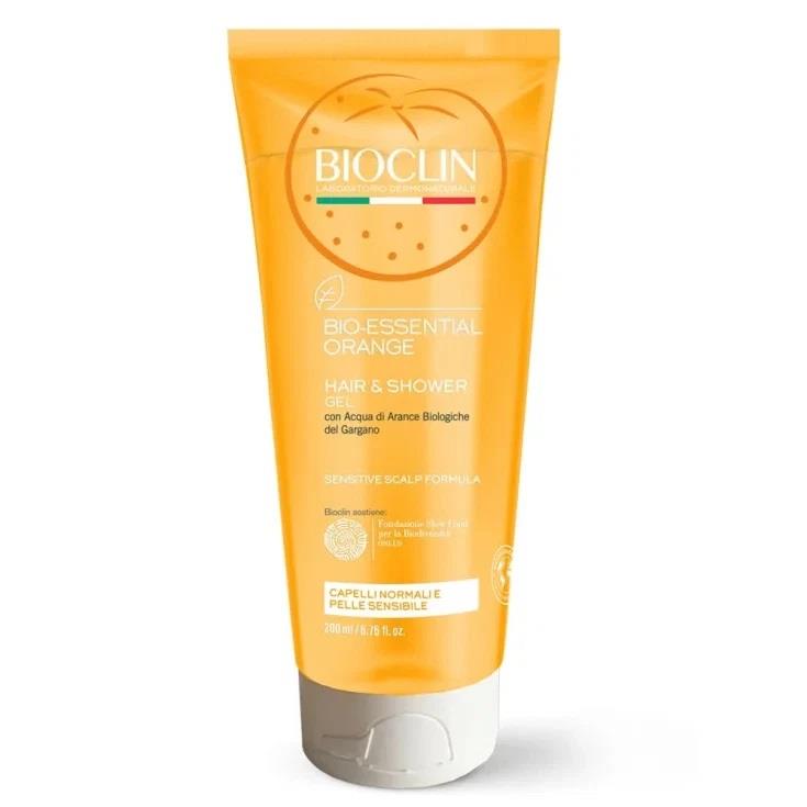 Bioclin Bio-Essential Orange Hair Shower Gel 200 ml-Bioclin