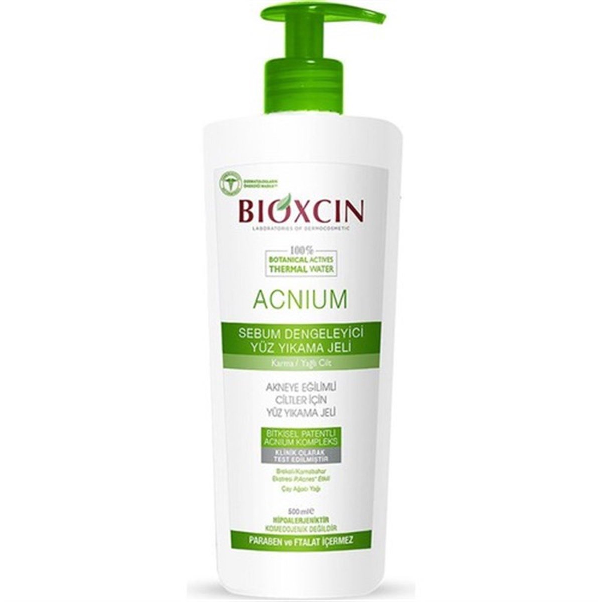 Bioxcin Acnium Sebum Dengeleyici Yüz Yıkama Jeli 500 ml