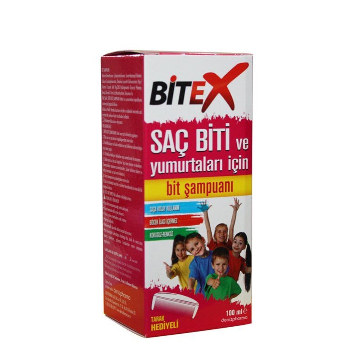 Bitex Bit Şampuanı 100 Ml Tarak Hediyeli