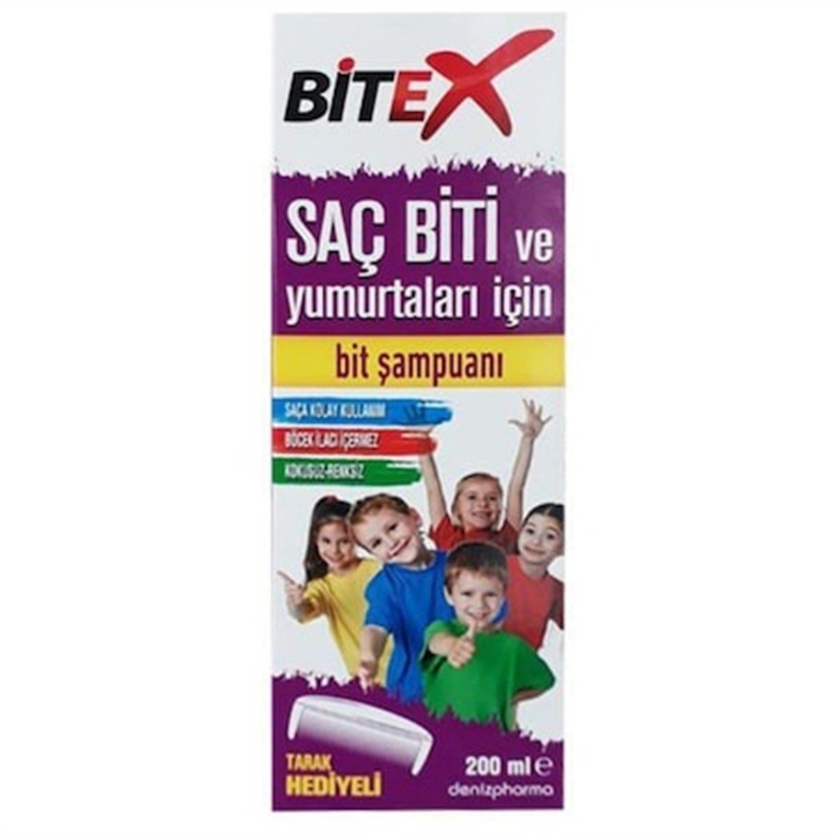 Bitex Bit Şampuanı 200 Ml  Tarak Hediye