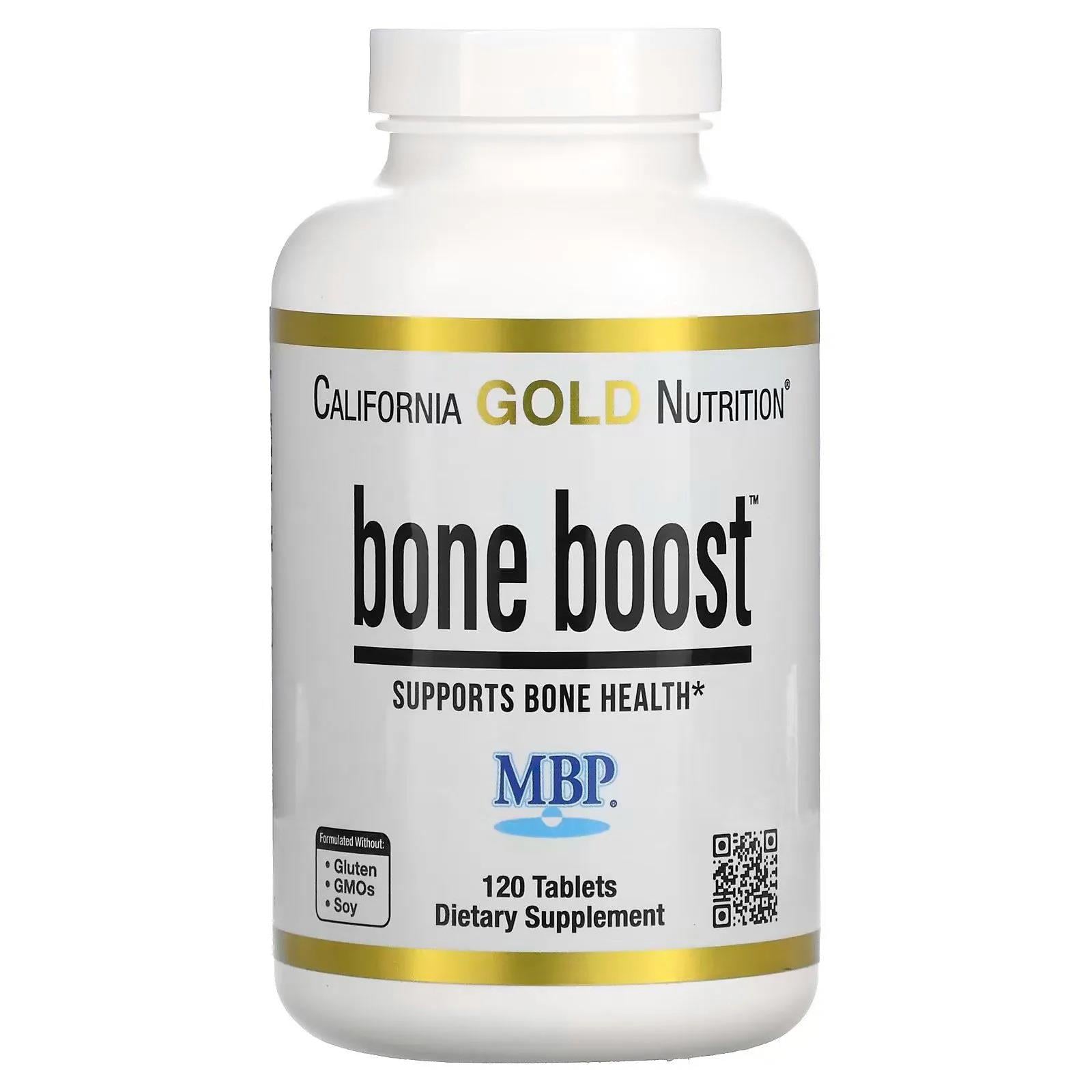 California Gold Nutrition Bone Boost 120 Tablets-California Gold Nutrition