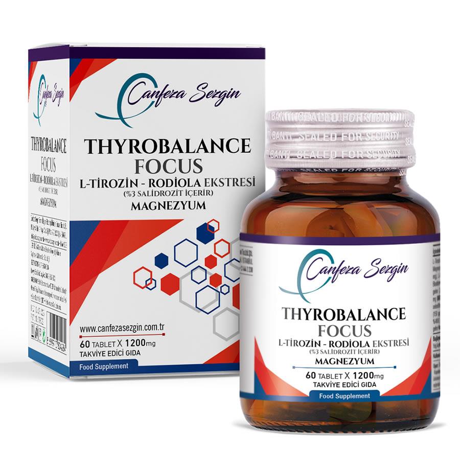 Canfeza Sezgin Thyrobalance Focus L-Tirozin Rodiola Ekstresi 60 Tablet-CANFEZA SEZGİN