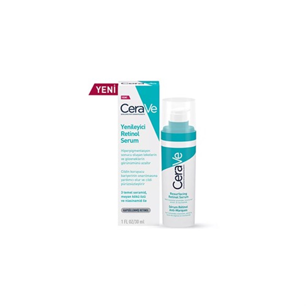 Cerave Yağlı ve Düzensiz Ciltler için Retinol Serum 30 ml