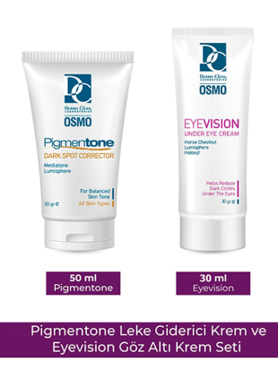 Cilt Leke Giderici Krem 50 ML + Göz Altı Bakım Kremi 30 ML-Dermo Clean