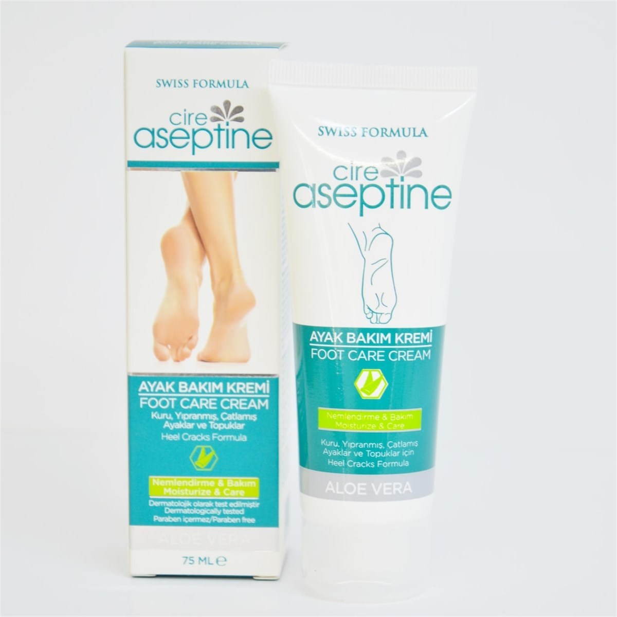 Cire Aseptine Aloe Vera Özlü Ayak Bakım Kremi 75 ml