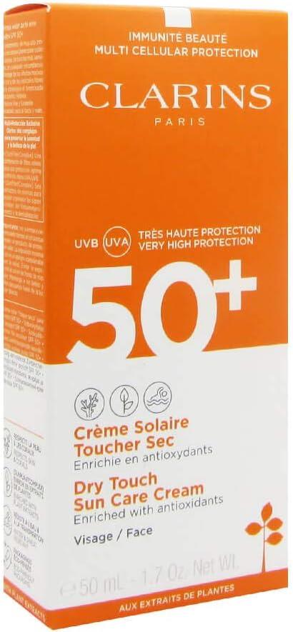 Clarins Dry Touch Sun Care Cream Güneş Koruyucu Krem SPF50+ 50 ml-Clarins