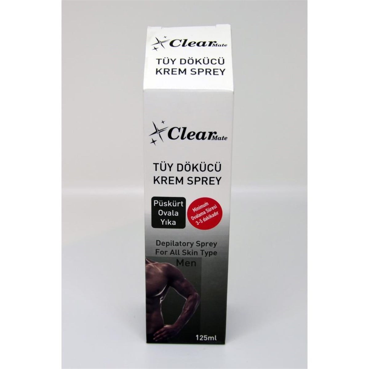 Clear Mate Tüy Dökücü Krem Sprey 125 ml Erkek