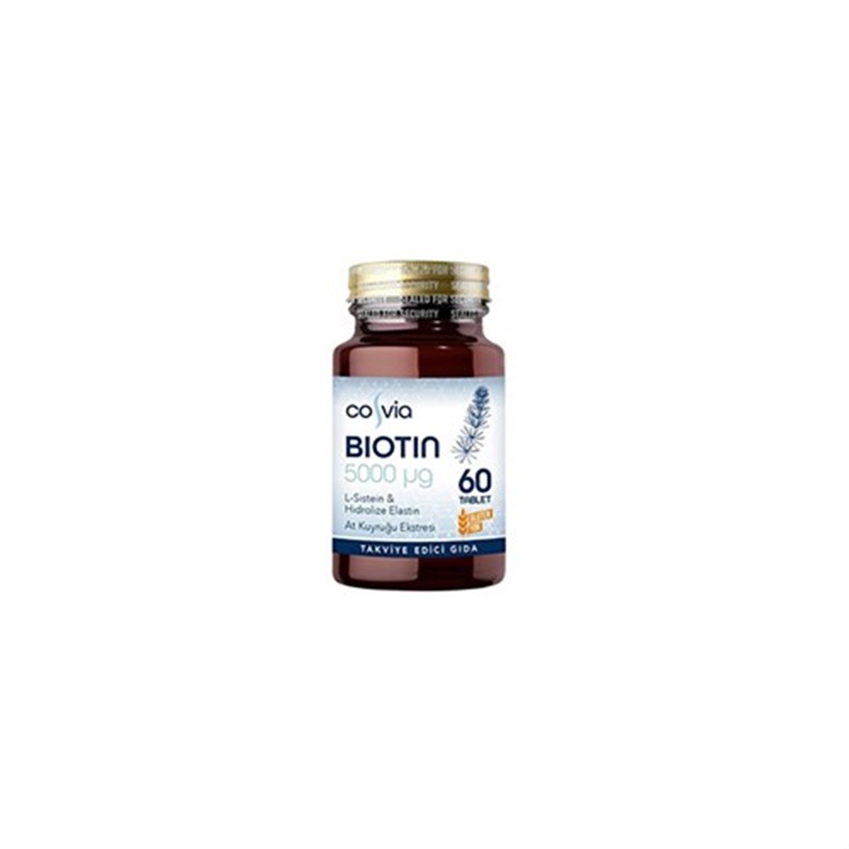 Cosvia Biotin 5000 Mcg 60 Tablet (L-sistein, Hidrolize Elastin, At Kuyruğu Ekstresi)