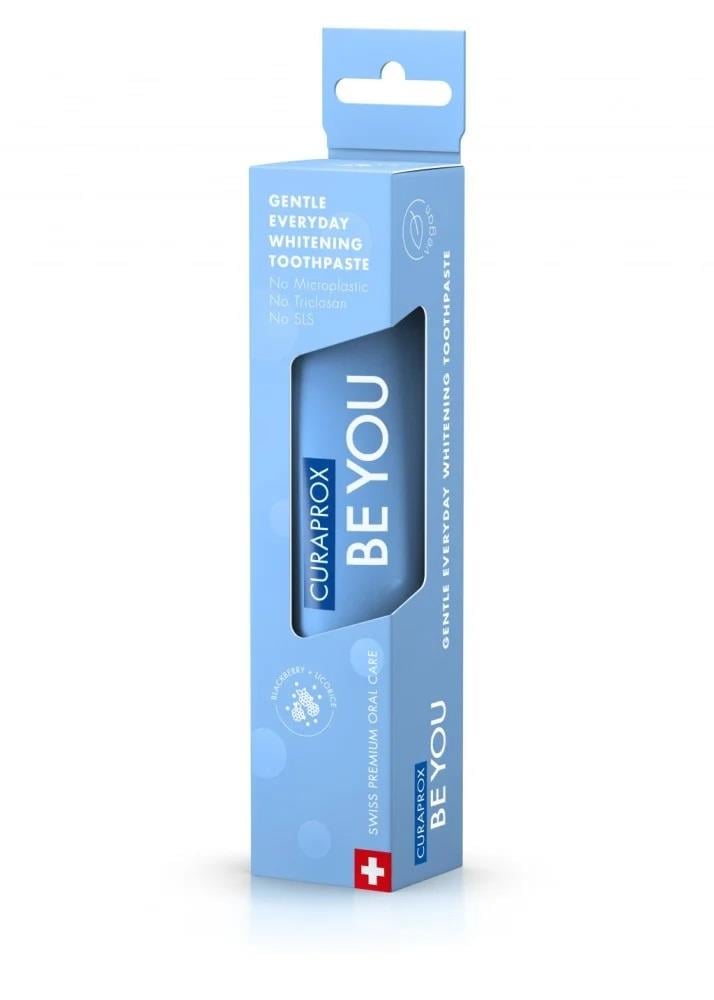 Curaprox Be You Beyazlatıcı - Böğürtlen - Meyankökü - Diş Macunu - Blue 60 ml-Curaprox