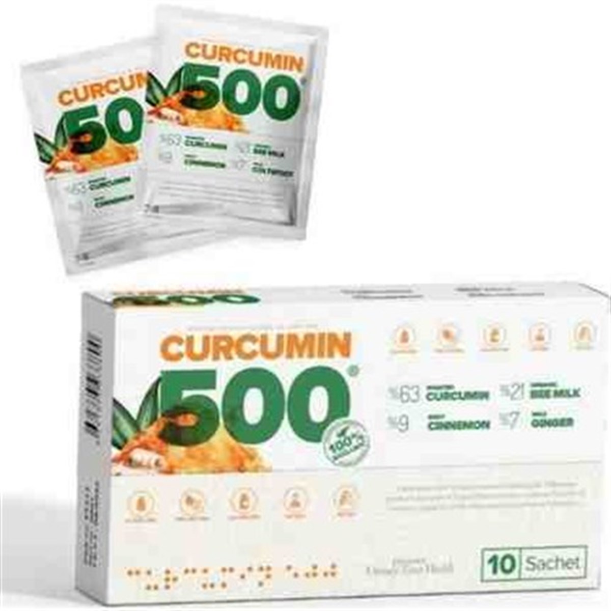 Curcumin 500 10 Şase x 6 Gr (Hologramlı)