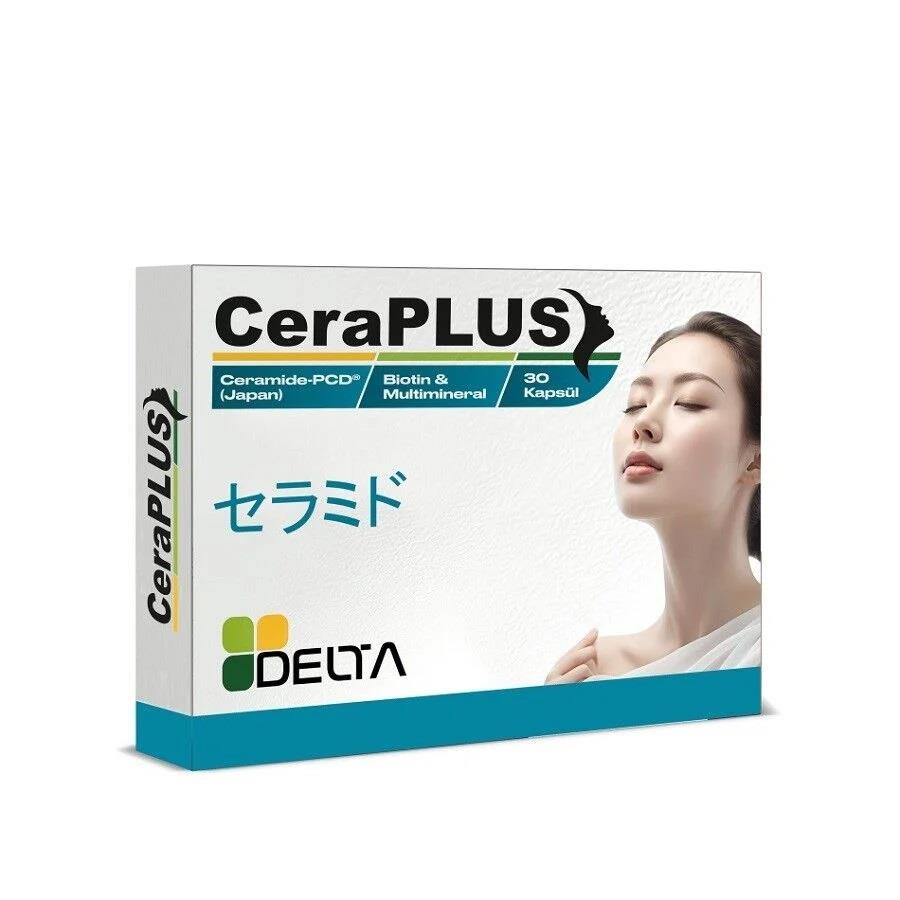 Delta Ceraplus Seramid Biotin Multimineral 30 Kapsül-Delta