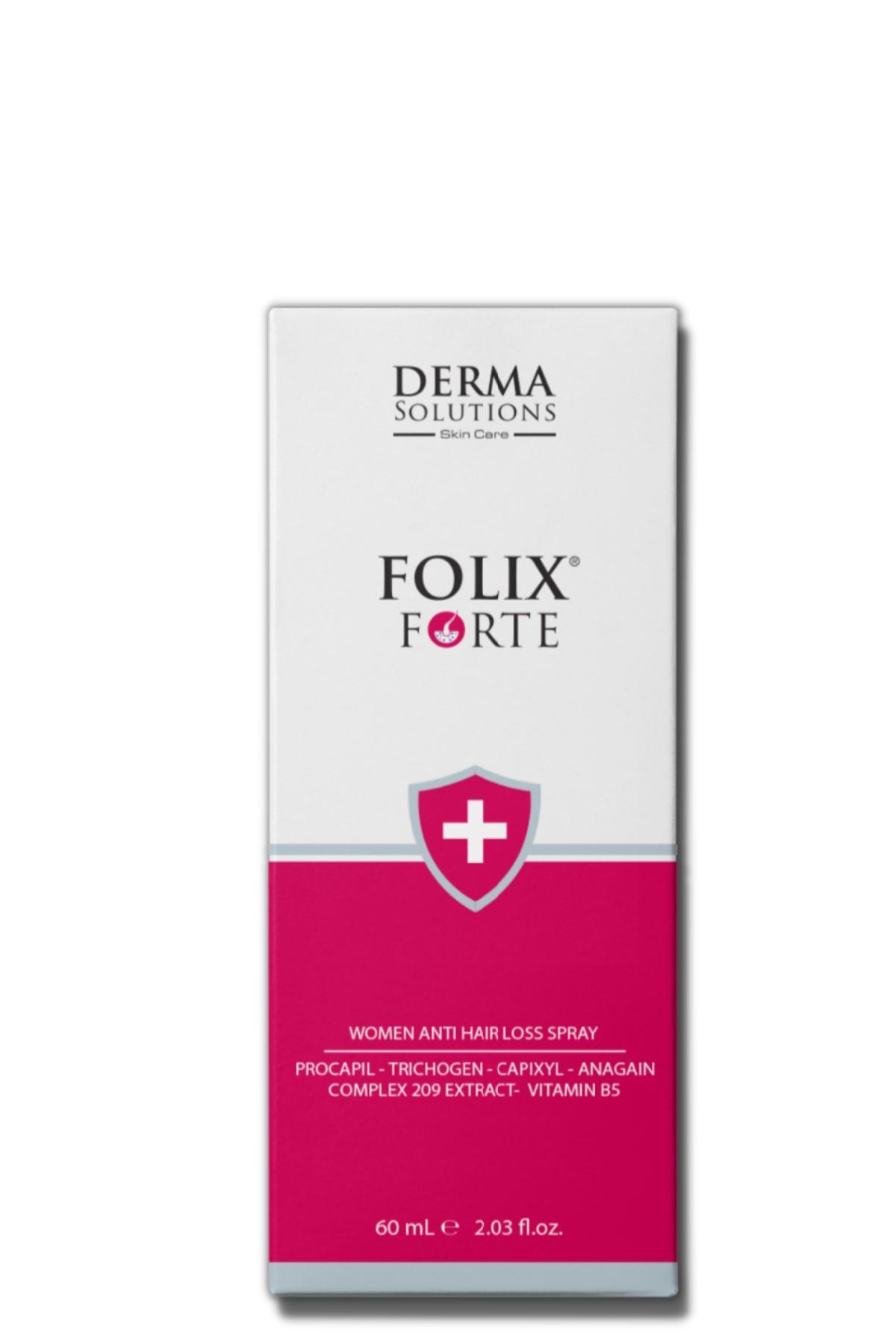 Derma Solutions Folix Forte Women Anti Hair Loss Spray 60 ml-Derma Solutions