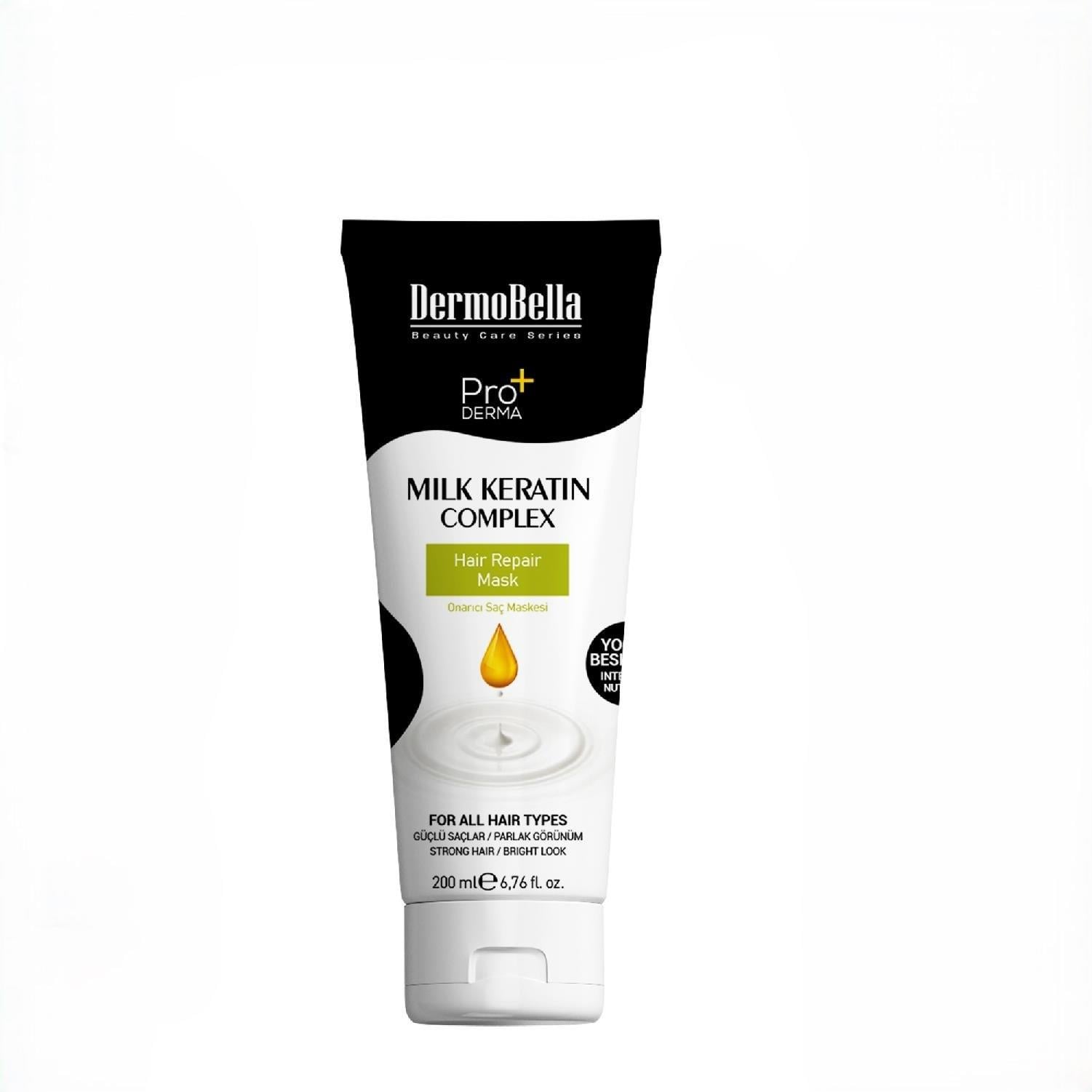 Dermo Bella Milk Keratin Complex Şaç Maskesi 200 ml-DermoBella