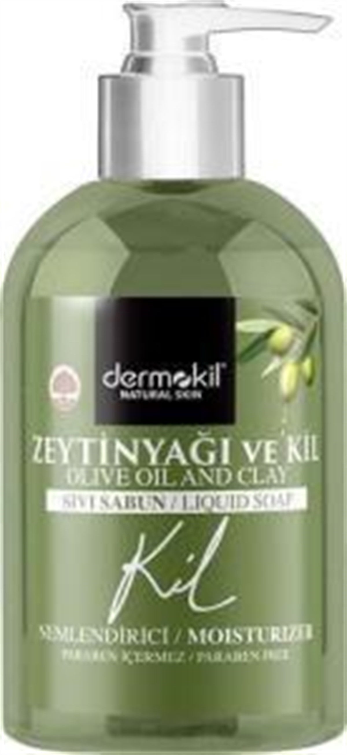 Dermokil Natural Skin Zeytinyağı ve Killi Doğal Sıvı Sabun 500 ml
