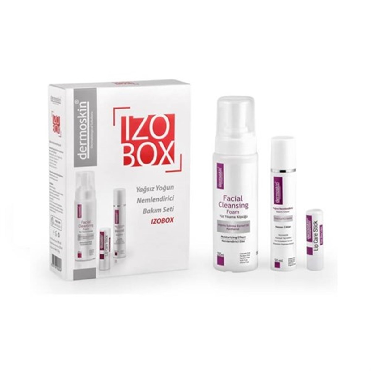 Dermoskin Izobox Yağsız Yoğun Nemlendirme Bakım Seti