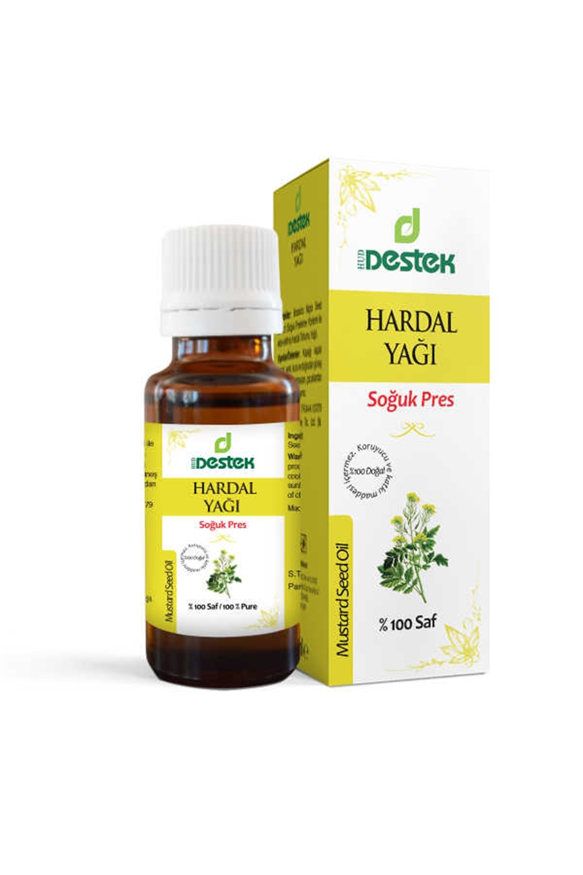 Destek Hardal Yağı Soğuk Pres 50 ml
