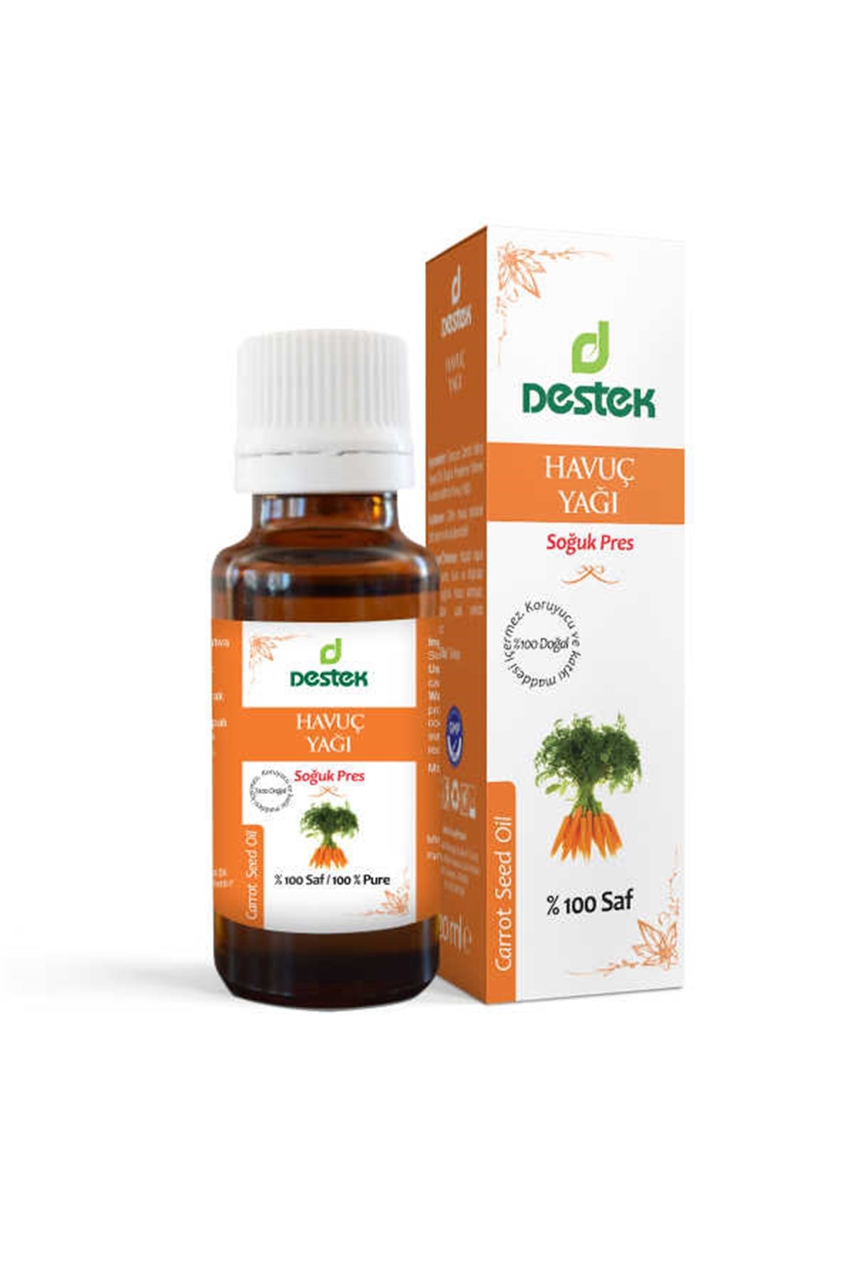 Destek Havuç Yağı 20 ml