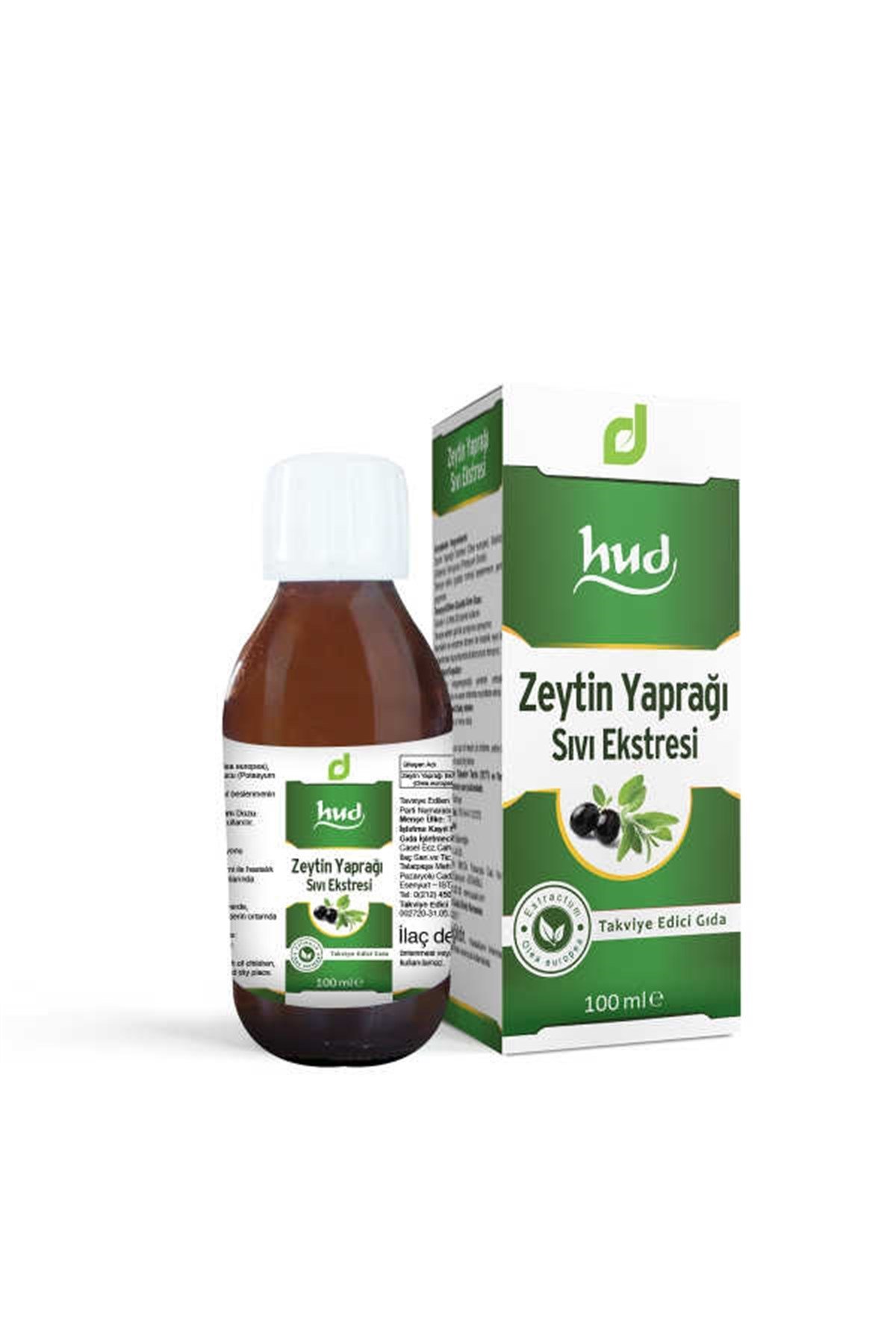 Hud Zeytin Sıvı Ekstresi Ekstrakt 100 ml
