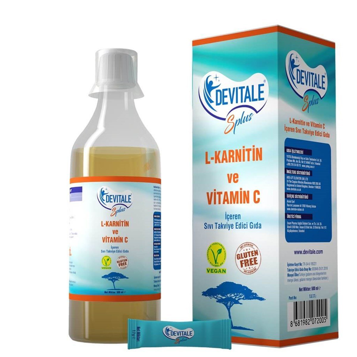 DEVİTALE Splus 500 Ml Solusyon-Farmona