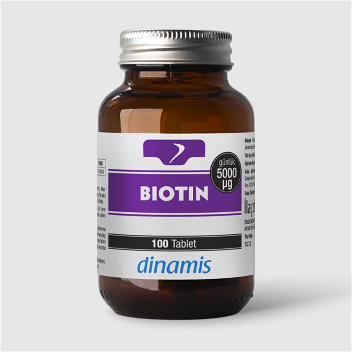 Dinamis Biotin 100 Tablet-Dinamis