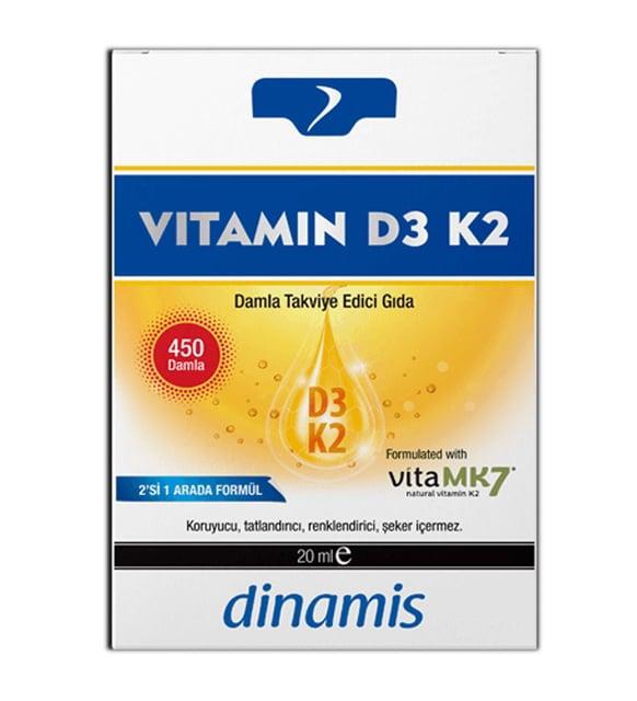 Dinamis D3 K2 Damla 20 ml-Dinamis