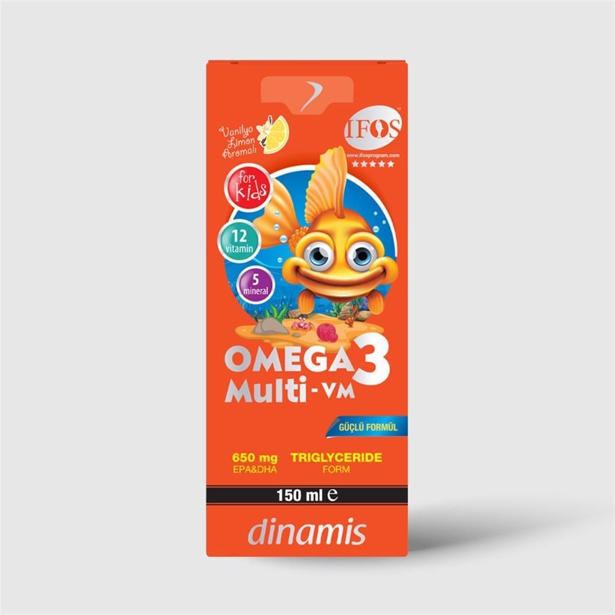Dinamis Omega 3 Mutivitamin & Multimineral 150 ml-Dinamis