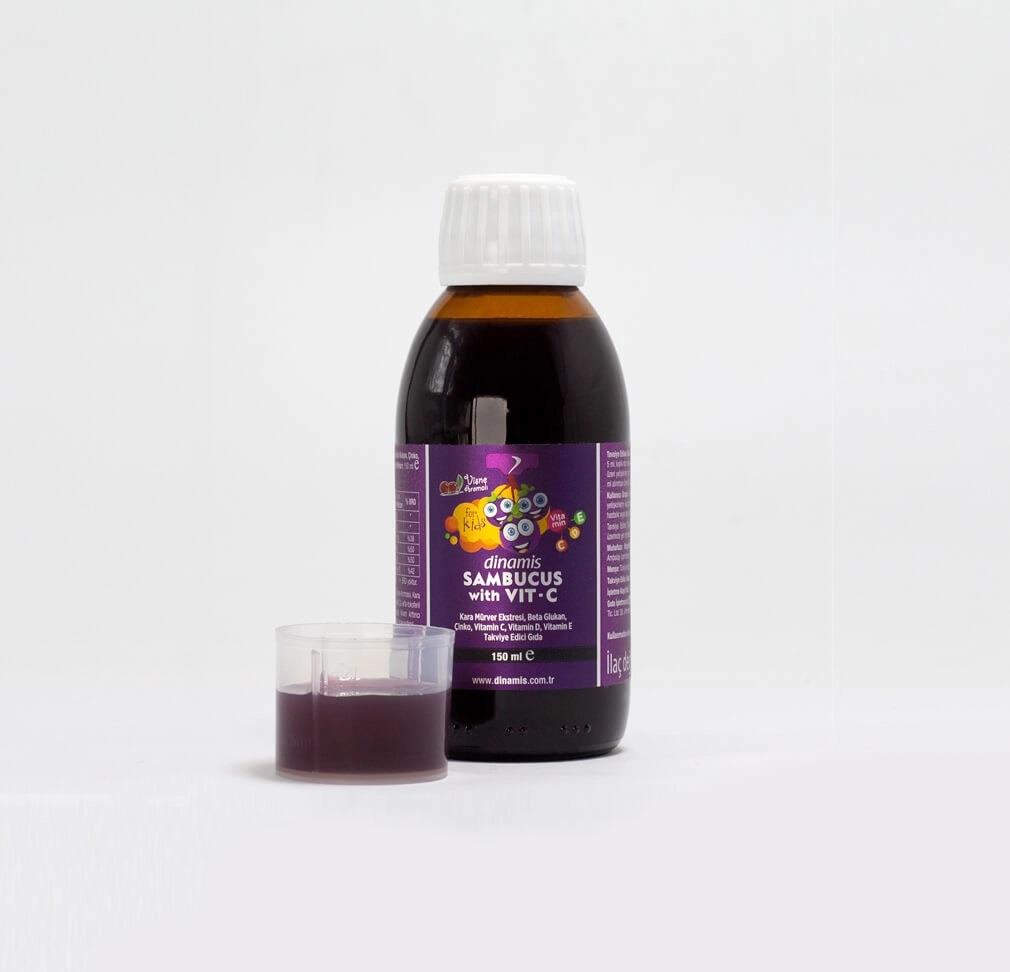 Dinamis Sambucus with Vit-C Şurup 150 ml-Dinamis