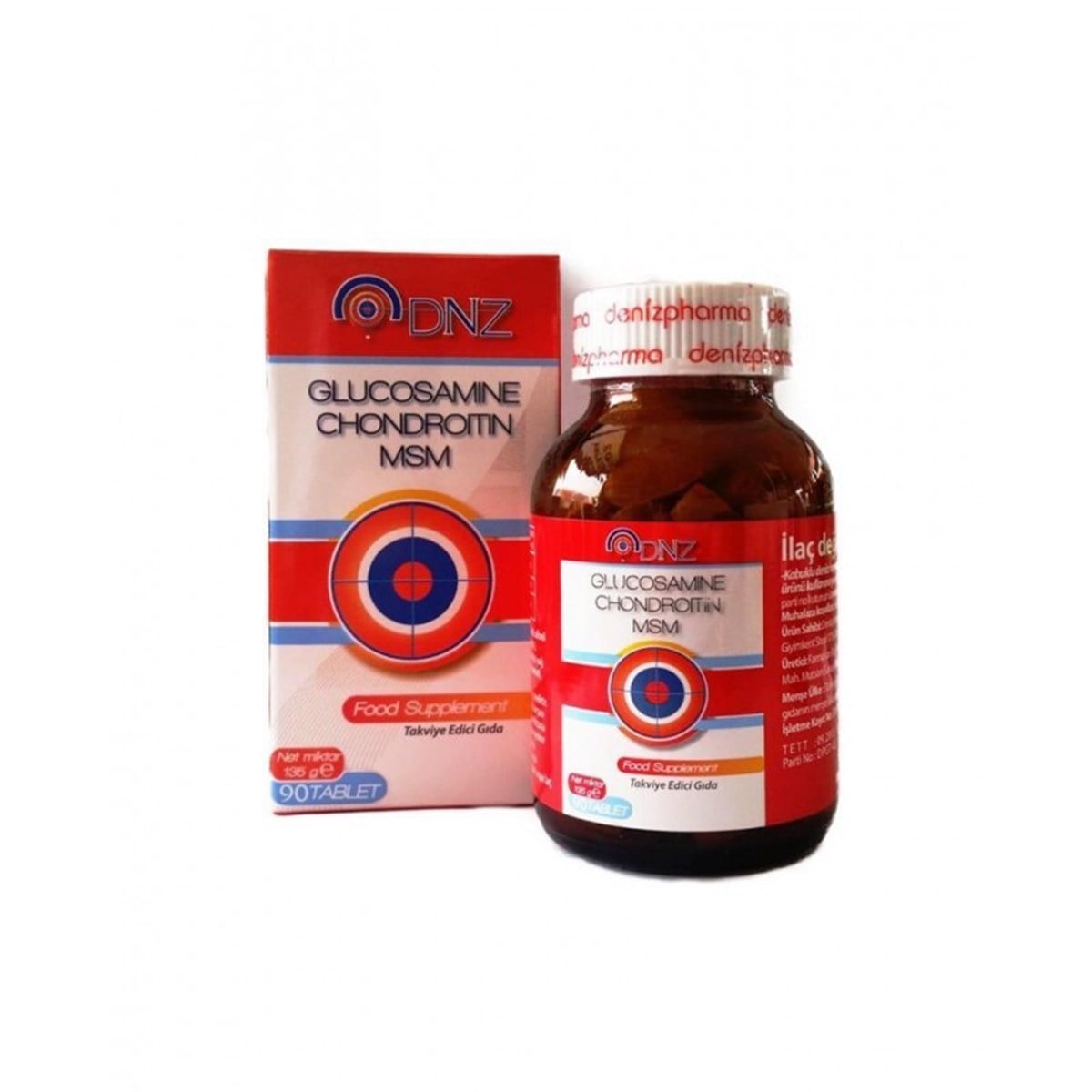 Dnz Glucossamine Chondroitin Msm 90 Tablet