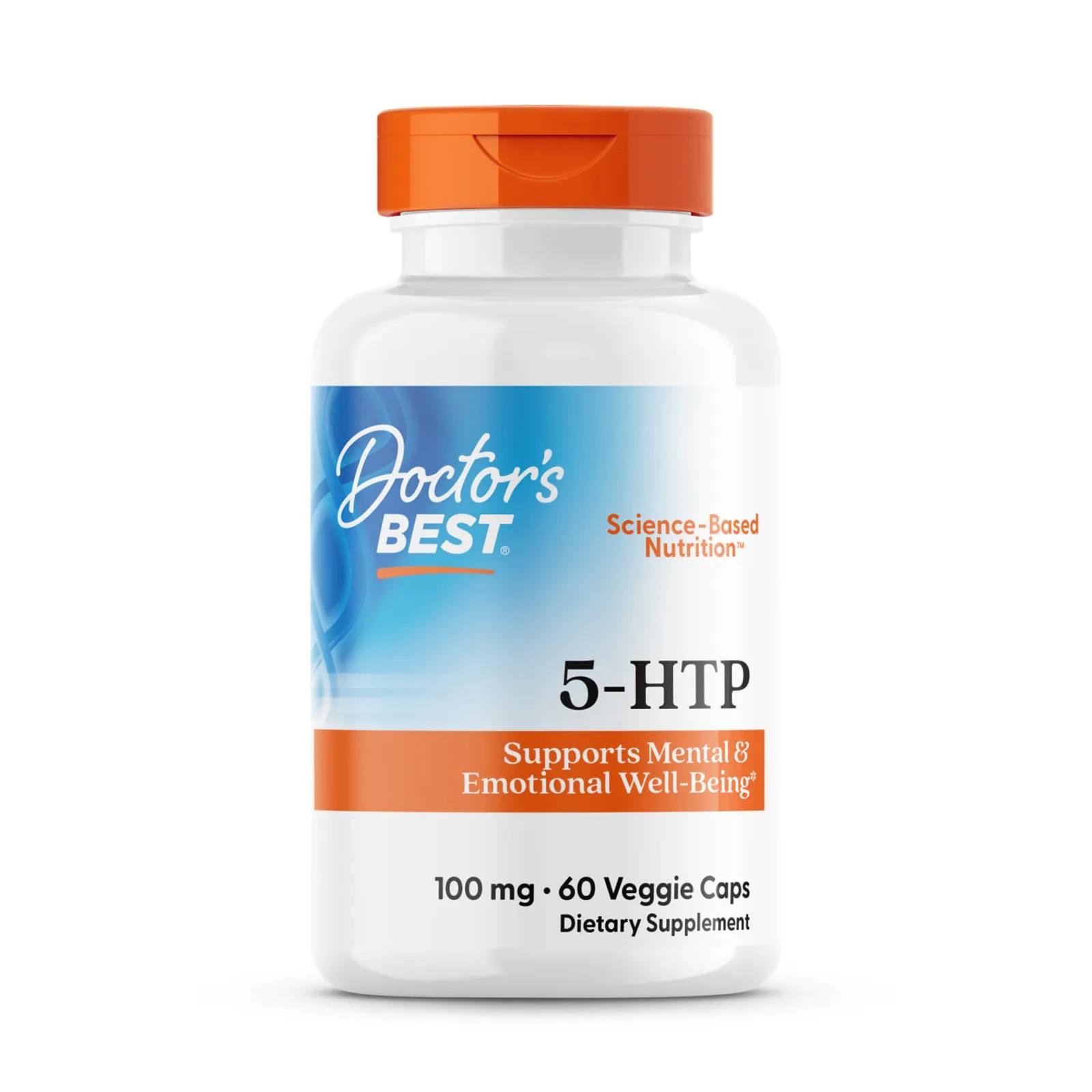 Doctors Best 5-Htp Tryptophan Supports Mental & Emotional Well-Being 60 Veggie Kapsül-Doctor's Best