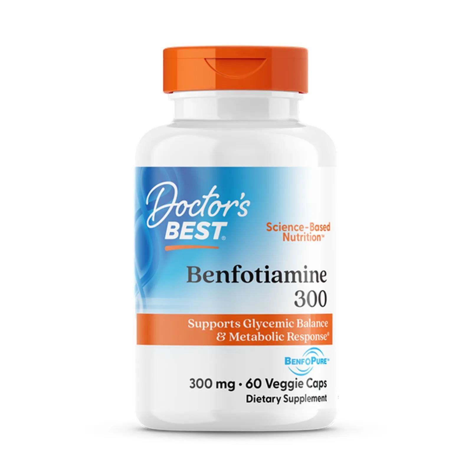 Doctor's Best Benfotiamine With Benfopure 300 mg 60 Veggie Caps-Doctor's Best