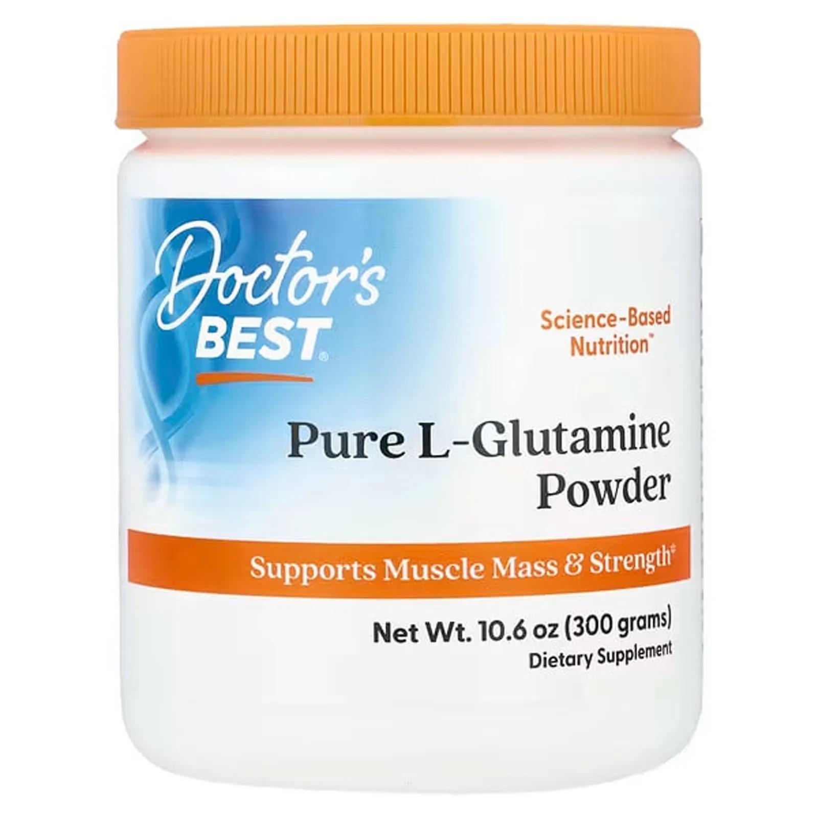 Doctor's Best L-Glutamine 10.6 oz 300 gr-Doctor's Best