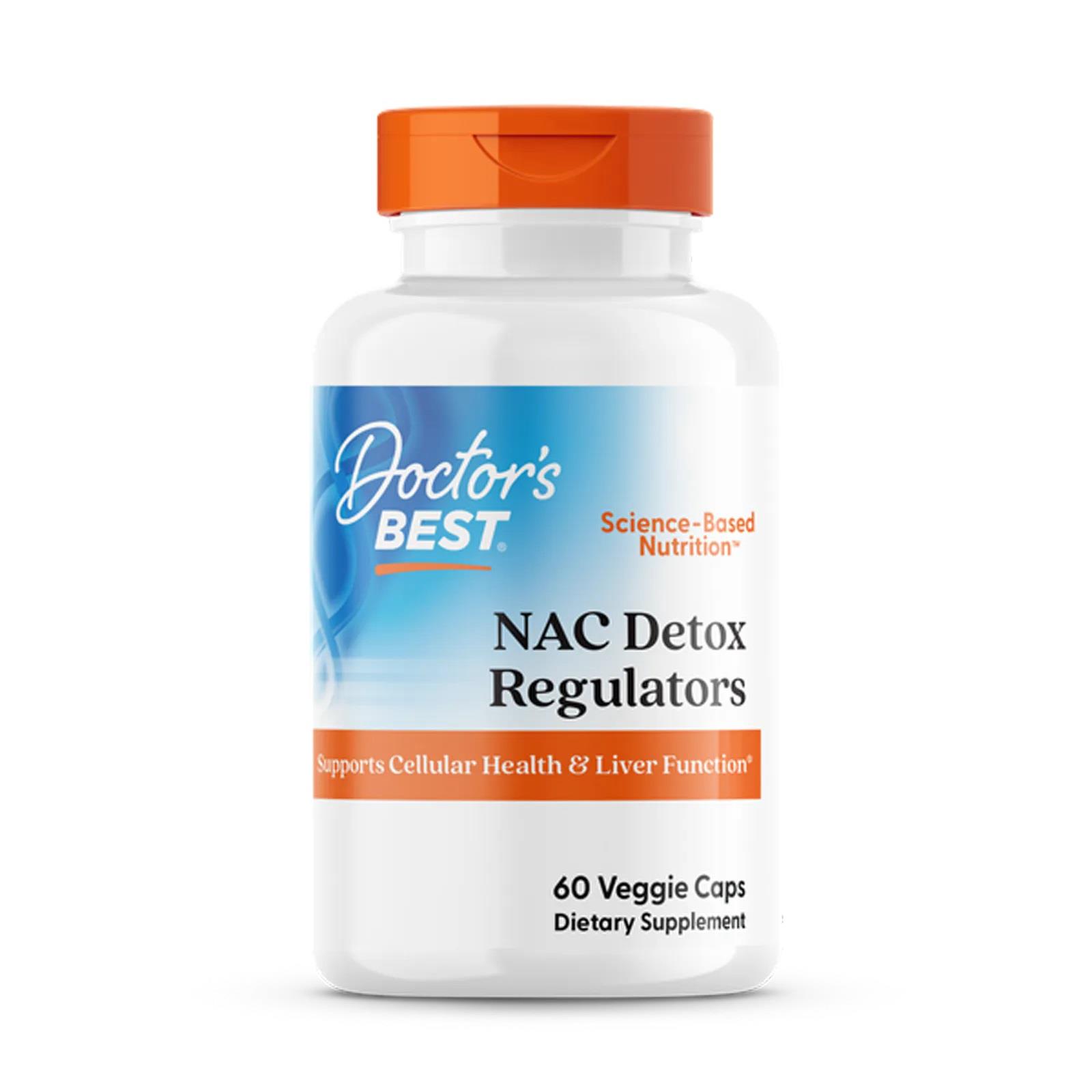 Doctor's Best Nac Detox Regulators 600 mg 60 Veggie Capsul-Doctor's Best