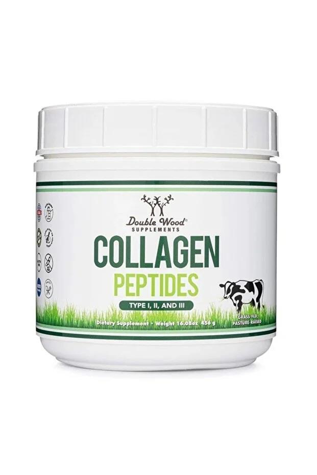 Double Wood Collagen Peptides Powder 456 gr-Double Wood