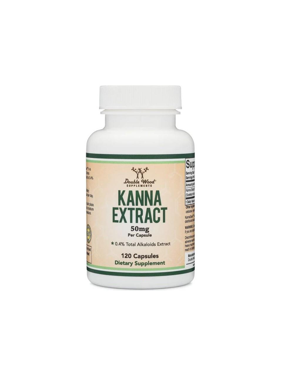Double Wood Kanna Extract 50 mg 120 Kapsül-Double Wood