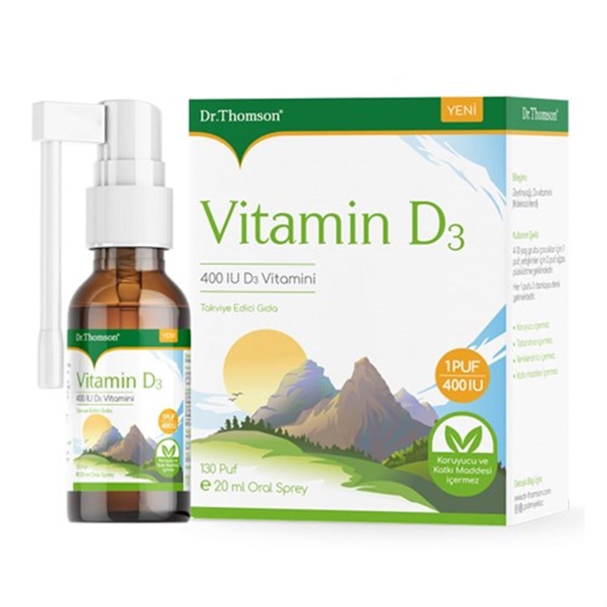 Dr. Thomson Vitamin D3 400 IU Oral Sprey 20 ml