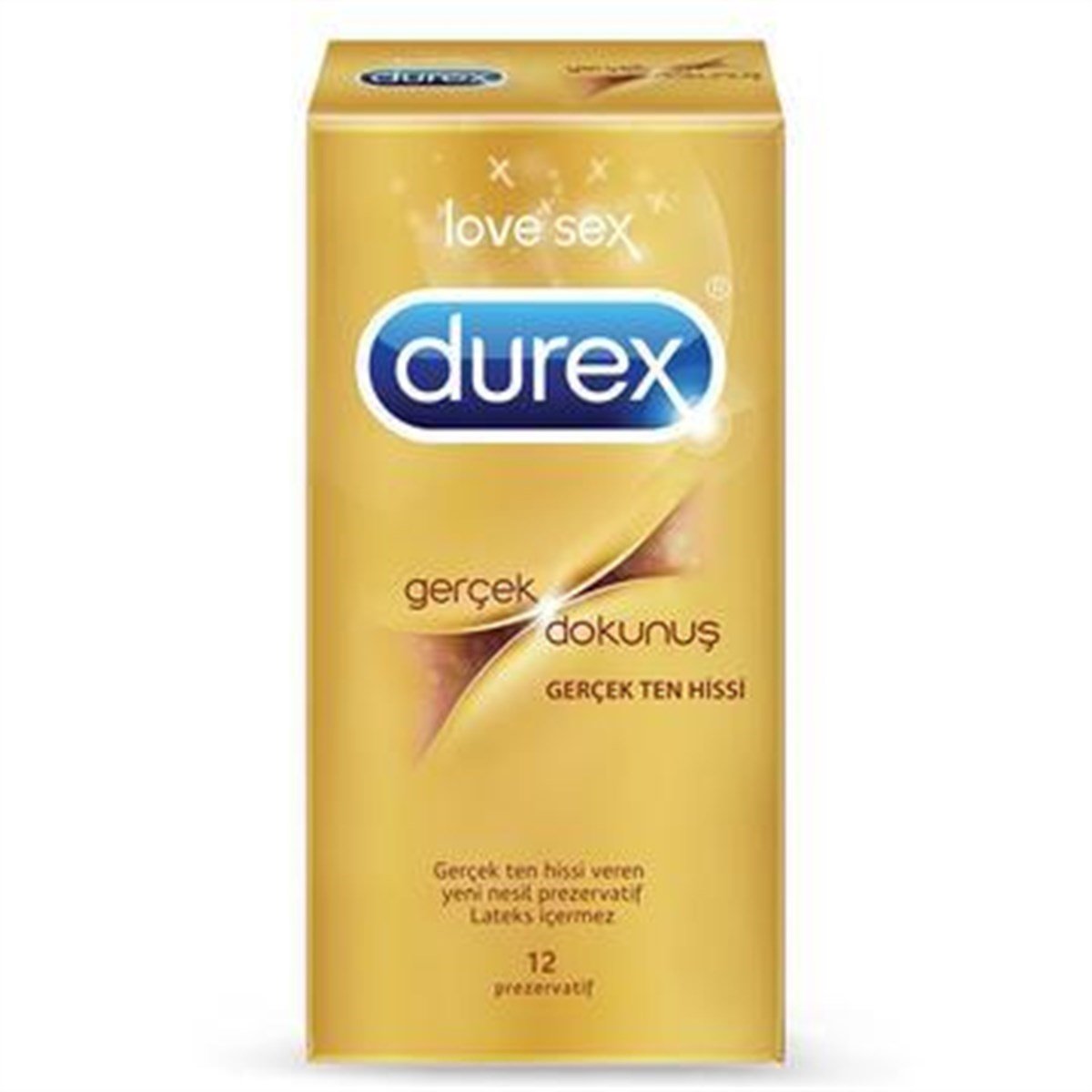 Durex Prezervatif Gerçek Dokunuş Ten Hissi Veren 12 li Paket