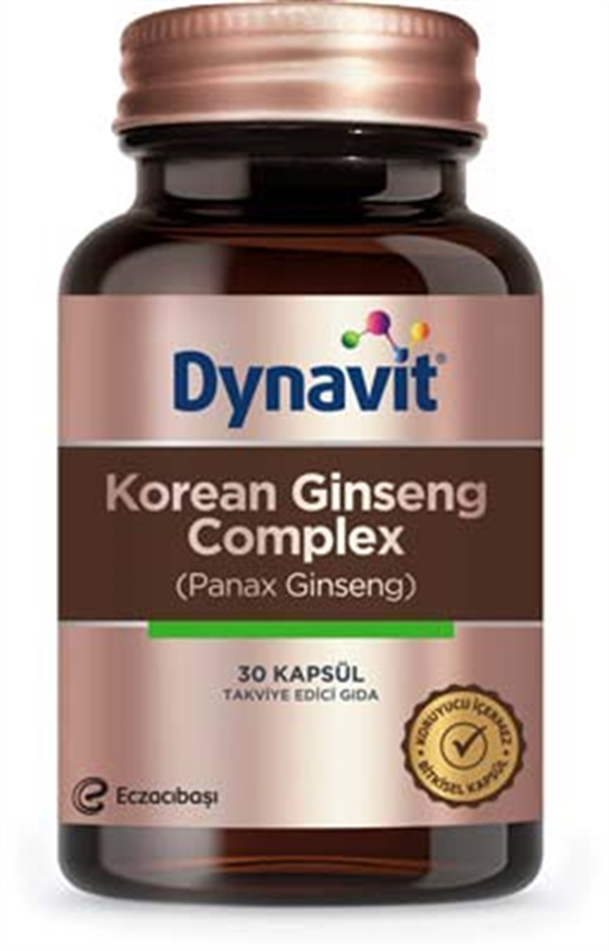 Dynavit Korean Ginseng (Panax Ginseng) 30 Kapsül