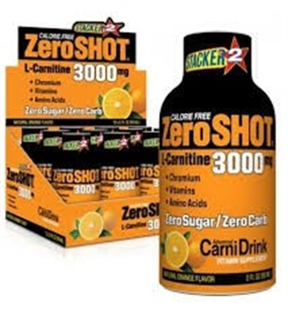 ZeroShot L Carnitine 3000 Mg 60 Ml 12 Adet Portakal